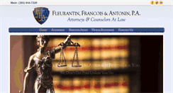 Desktop Screenshot of fleurantinlaw.com